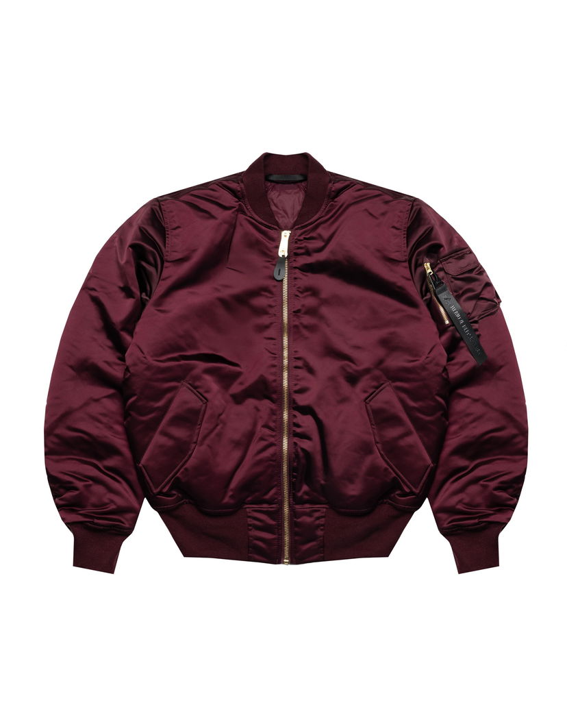 Bomber jakna Alpha Industries MA-1 Base Flight Jacket Bordo | 756111-608