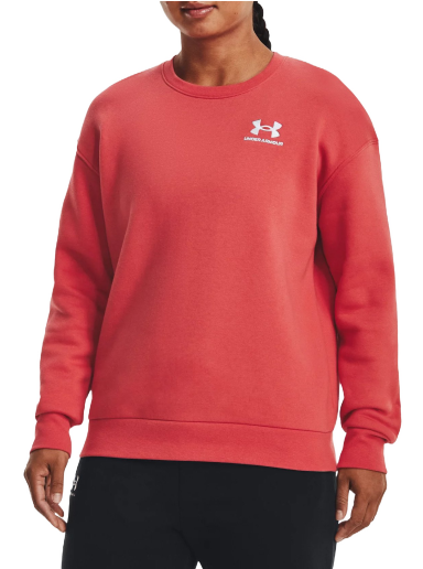 Pulover Under Armour Essential Fleece Crew Rdeča | 1373032-638