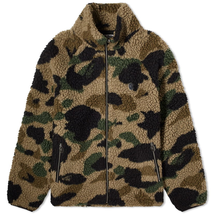 Jakna BAPE A Bathing Ape 1St Camo Metal One Point Fleece Jacket Zelena | 001LJJ801064I-GRN