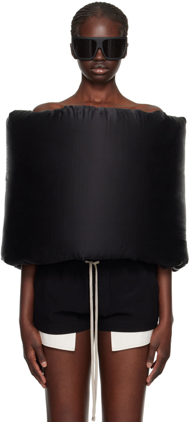 Oblačila Rick Owens Donut Down Scarf Črna | RO02C1438 SCHDX, 0