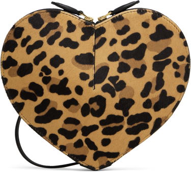 Torbica Alaïa Leopard Print Heart Shaped Shoulder Bag Rjava | AA1P003CA329, 1