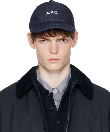 Kapa A.P.C. A.P.C. Charlie Denim Baseball Cap Mornarica | COHIZ-M24069, 0