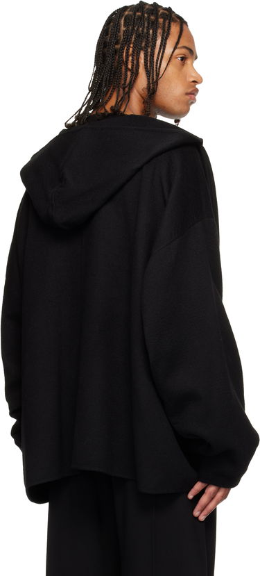 Plašči Rick Owens Concordians LS Hip Kaftan Coat Črna | RR02E1726 DBC, 2