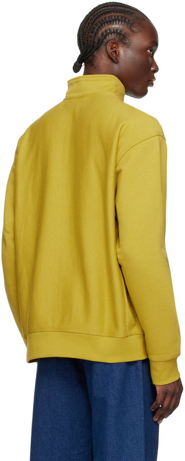 Pulover Carhartt WIP American Script Quarter-Zip High-Collar Sweatshirt Rumena | I027014, 2