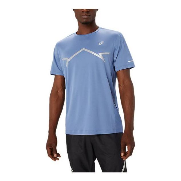 Majica Asics Lite-Show Logo Graphic Short Sleeve Tee Modra | 2011D026-400