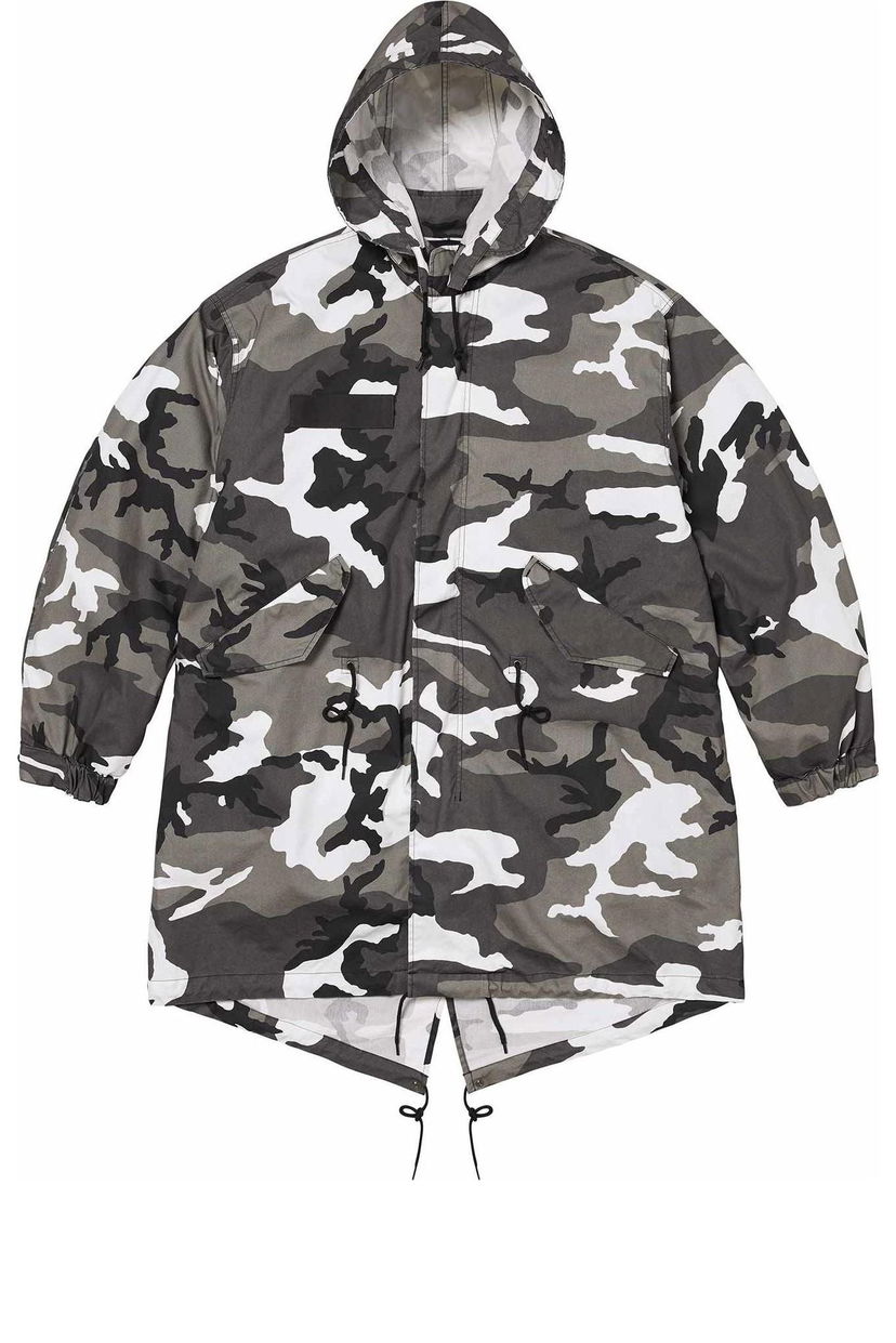 Parka Supreme Futura Fishtail Parka Siva | SUP-SS24-016