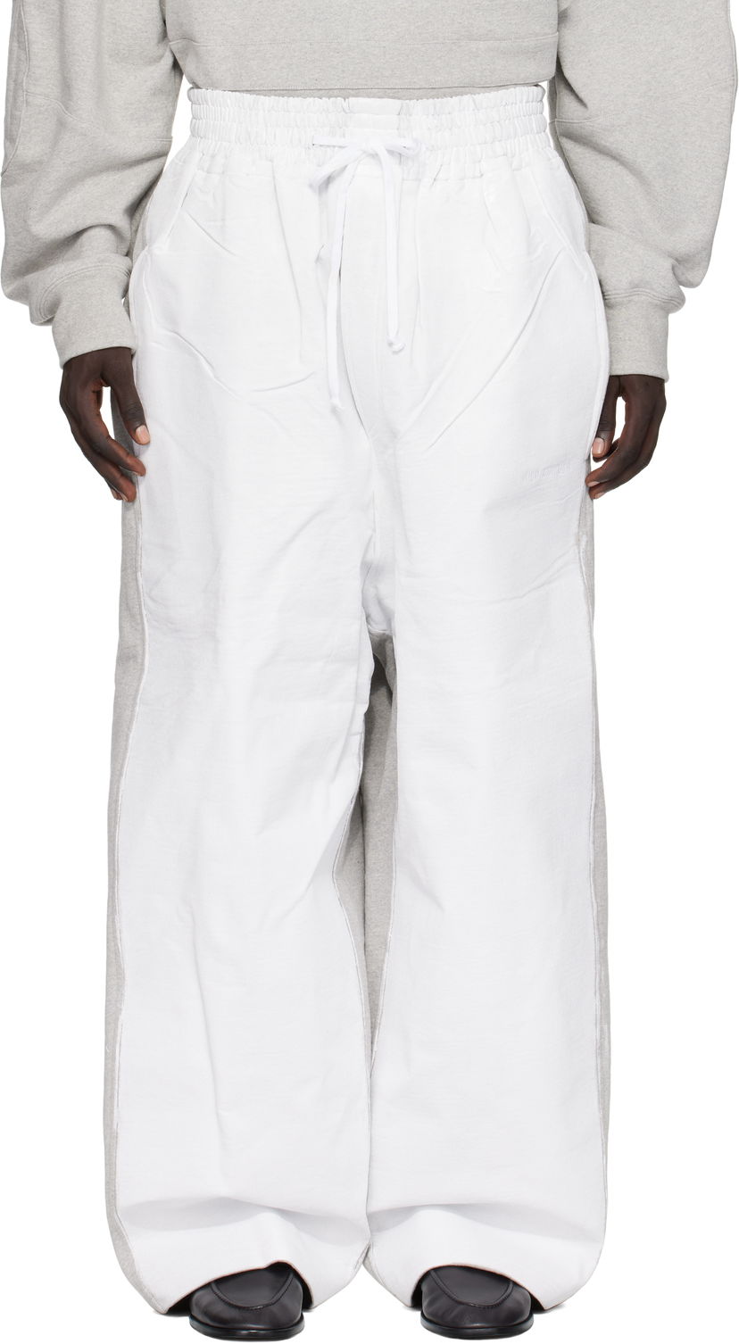 Trenirka HED MAYNER Hed Mayner Painted Sweatpants Bela | HMMB72023S-HB211