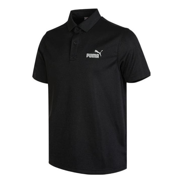 Polo majica Puma Essentials Polo Shirt Črna | 671927-01