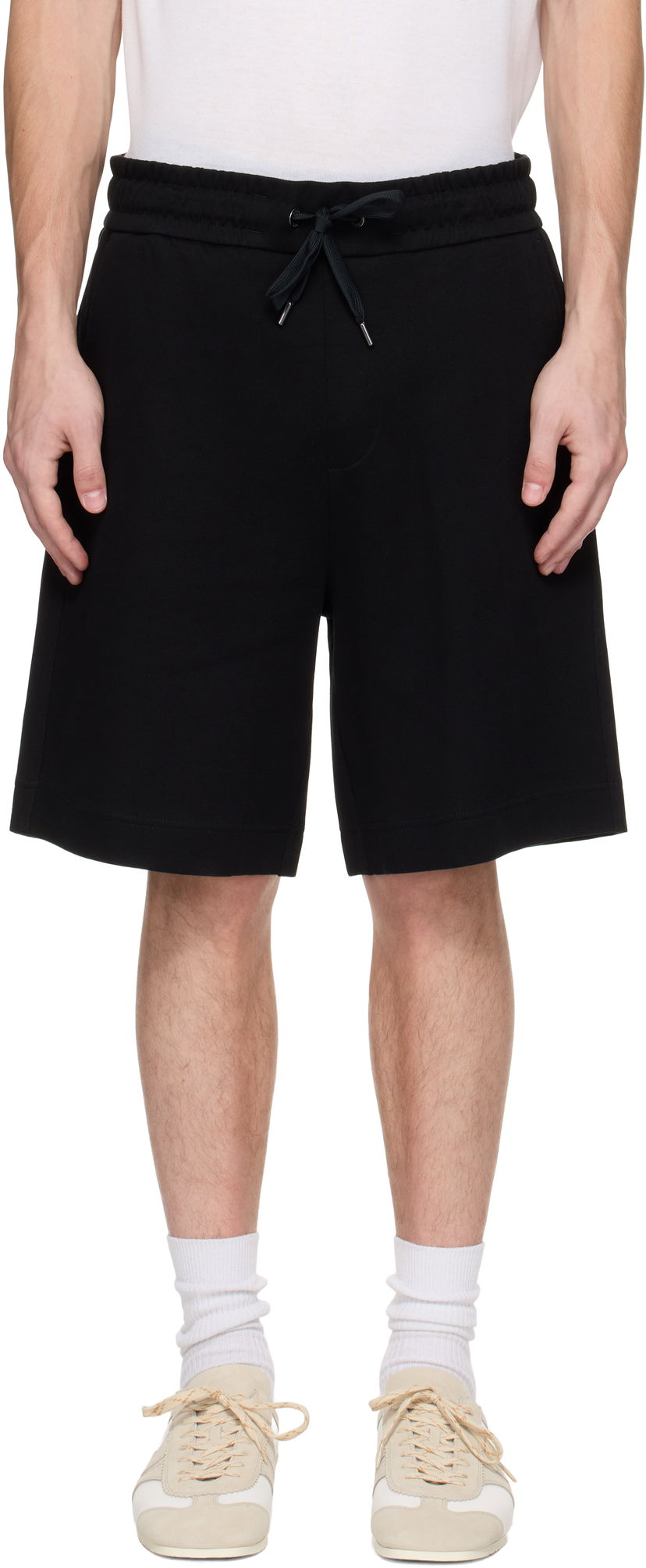 Kratke hlače BOSS BOSS Drawstring Shorts Črna | 50544108