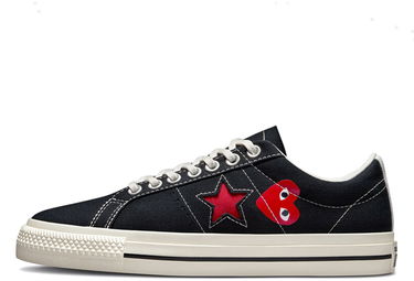 Superge in čevlji Converse One Star Ox Comme des Garcons PLAY Black Črna | A01791C, 1