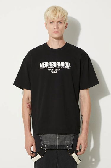Majica Neighborhood T-Shirt With Print Črna | 241PCNH.ST02, 0