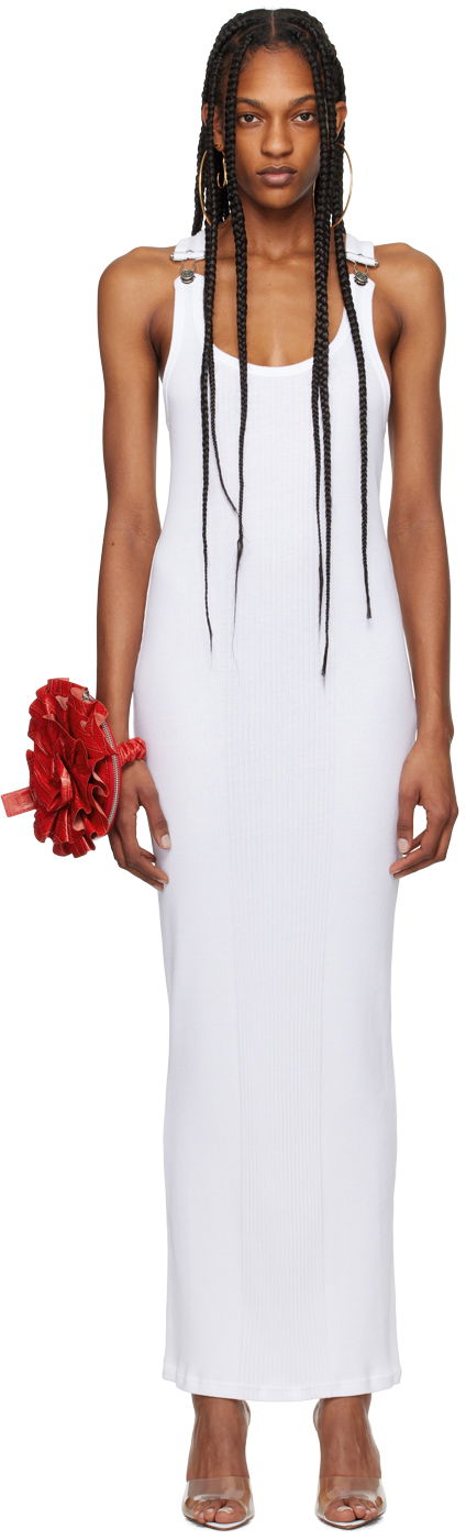 Obleke Jean Paul Gaultier Jean Paul Gaultier Strapped Maxi Dress Bela | 24/25-F-RO118-J054-01