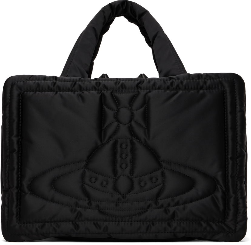 Tote bag Vivienne Westwood Small Quilted Tote Bag Črna | 4D020005U-W011M-