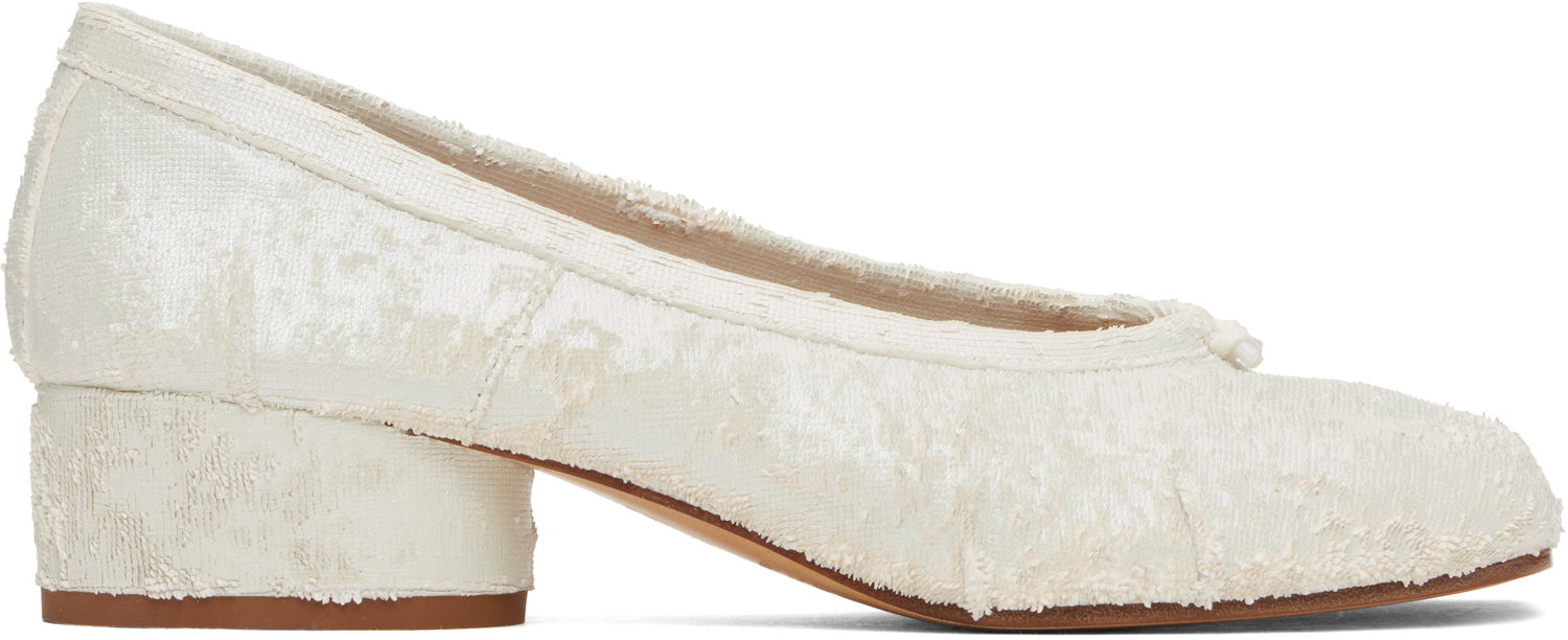 Superge in čevlji Maison Margiela Maison Margiela Tabi Ballerina Heels Bela | S58WZ0128 P8159, 0