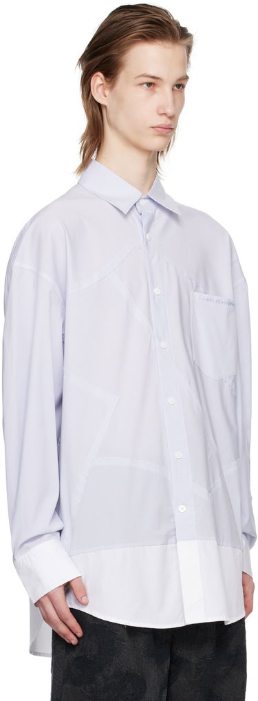 Srajce Feng Chen Wang Feng Chen Wang Patchwork Shirt Lila | FMS17SR07, 1