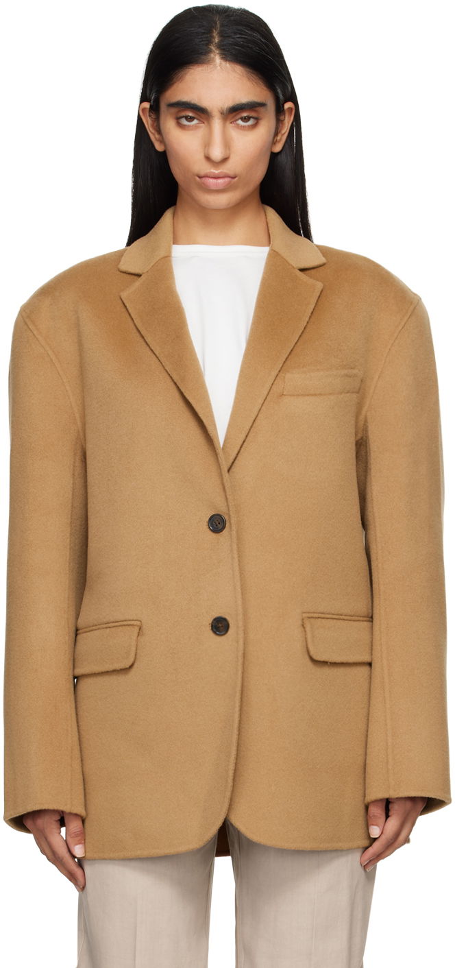 Plašči Anine Bing Quinn Wool Blazer Rjava | A-01-7073-200, 0