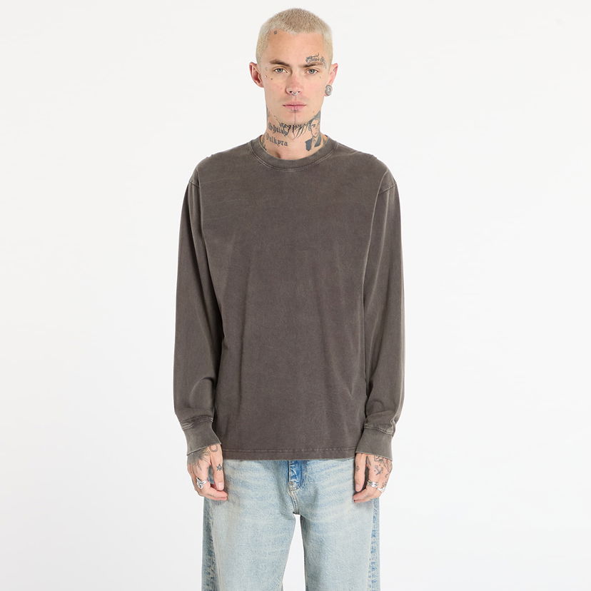 Majica Vans Washed Crewneck Long-Sleeve T-shirt XXL Siva | VN000PFKEMV1