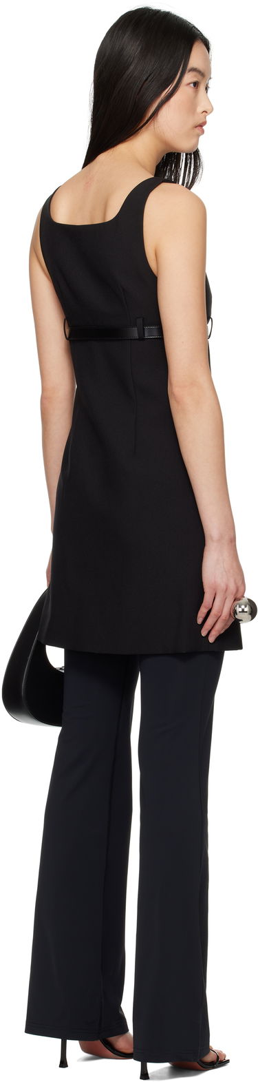 Obleke Coperni Coperni Tailored Minidress with Belt Črna | COPR148F3004, 2