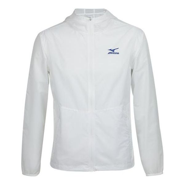 Vetrovka Mizuno Performance Logo Jacket Bela | J2CE31E1