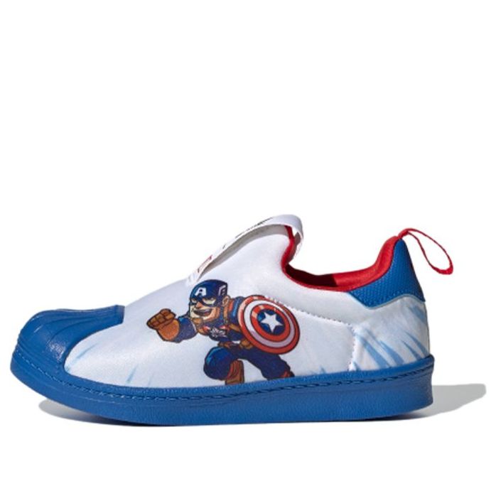 Superge in čevlji adidas Originals Marvel x Superstar 360 Captain America Bela | FX4879