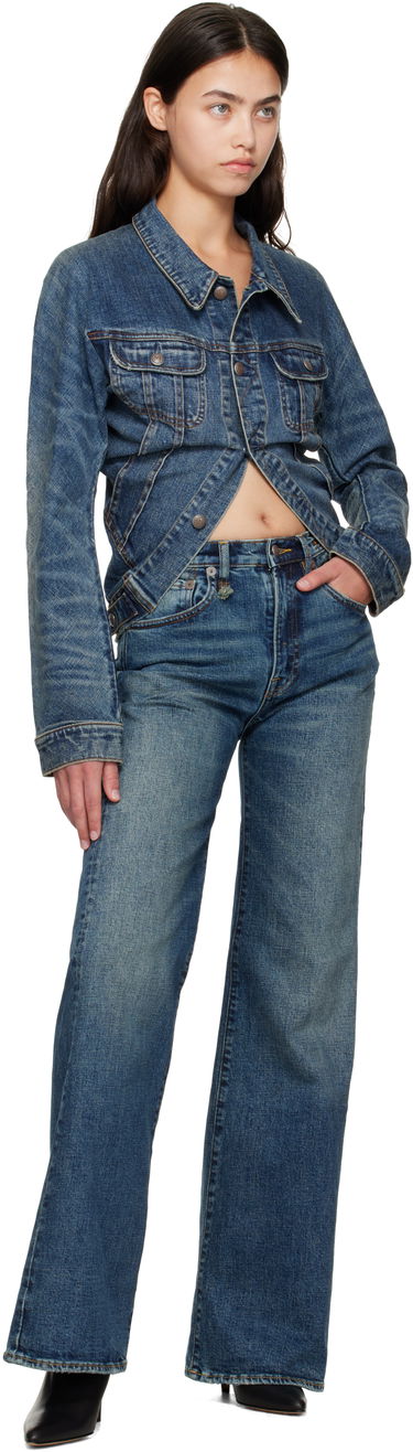 Kavbojke R13 R13 Flared Jeans Modra | R13WD188-D246A, 3