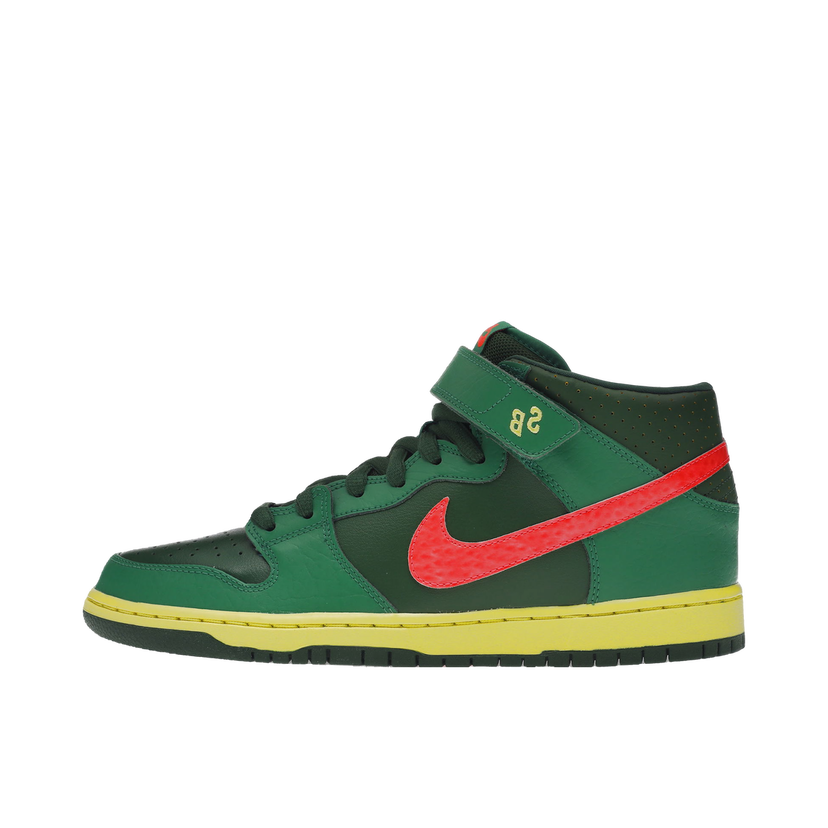 Superge in čevlji Nike SB SB Dunk Mid Watermelon Zelena | 314383-363