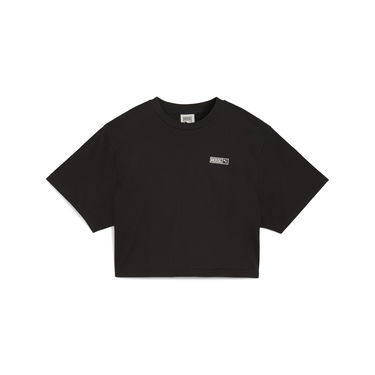 Krop-top Puma PUMA x ROSÉ Women's Cropped T-Shirt Črna | 633806_01, 5