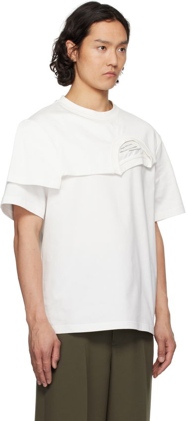 Majica Feng Chen Wang Feng Chen Wang Double Collar T-Shirt Bela | FF12TSH715W, 4