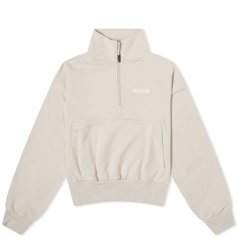 Pulover Columbia Marble Canyon French Terry Quarter Crew Sweat Siva | 2073651278