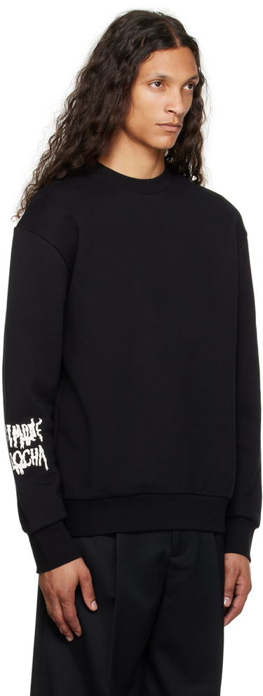 Pulover Simone Rocha Simone Rocha Ribbon Logo Sweatshirt Črna | 5287P19P20-M 0568, 1