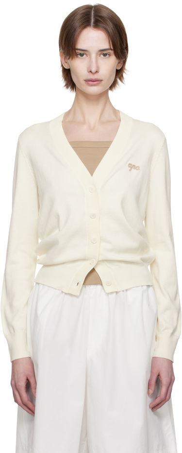 Pleteni pulover A.P.C. A.P.C. Berangere Cardigan Bela | COGDK-F22318, 0