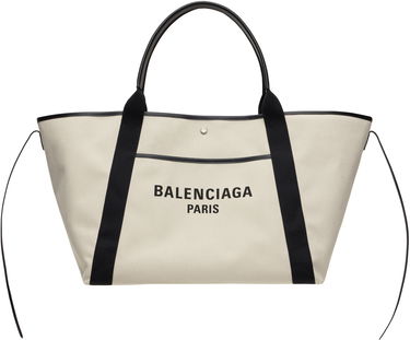 Tote bag Balenciaga Biarritz Large Canvas Tote Bag Bež | 805116 2ABBN, 0