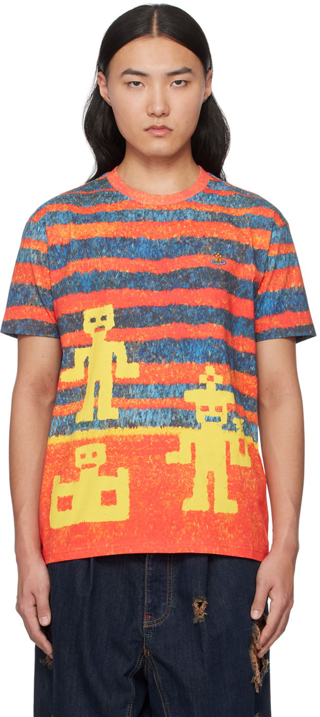 Majica Vivienne Westwood Classic T-Shirt Oranžna | 3G01001F-J0069-