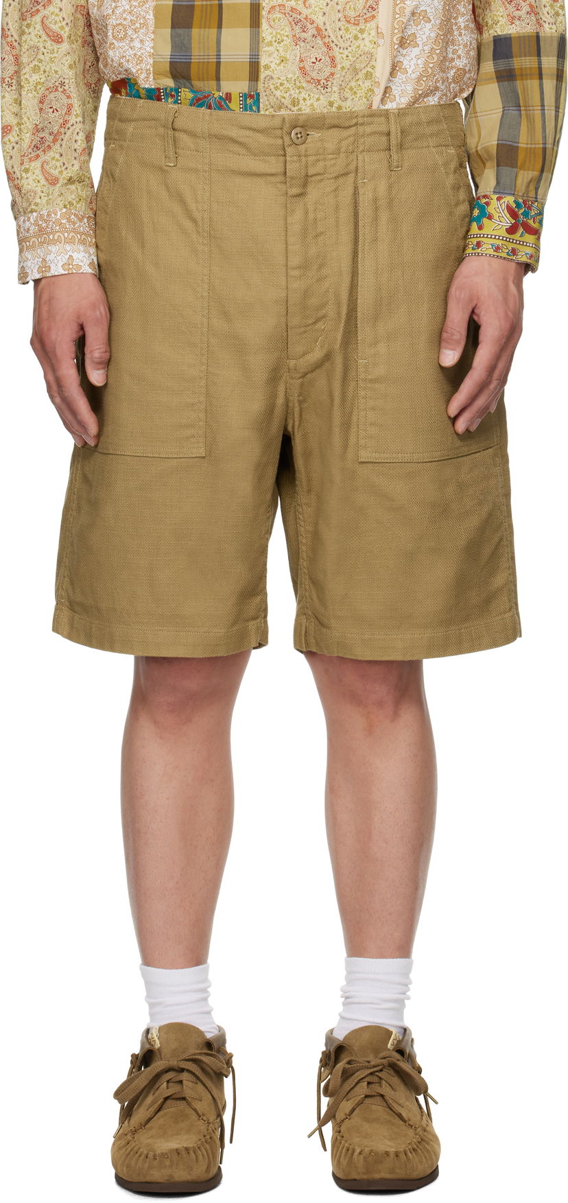 Kratke hlače Engineered Garments Engineered Garments Fatigue Shorts Rjava | 25S1E003