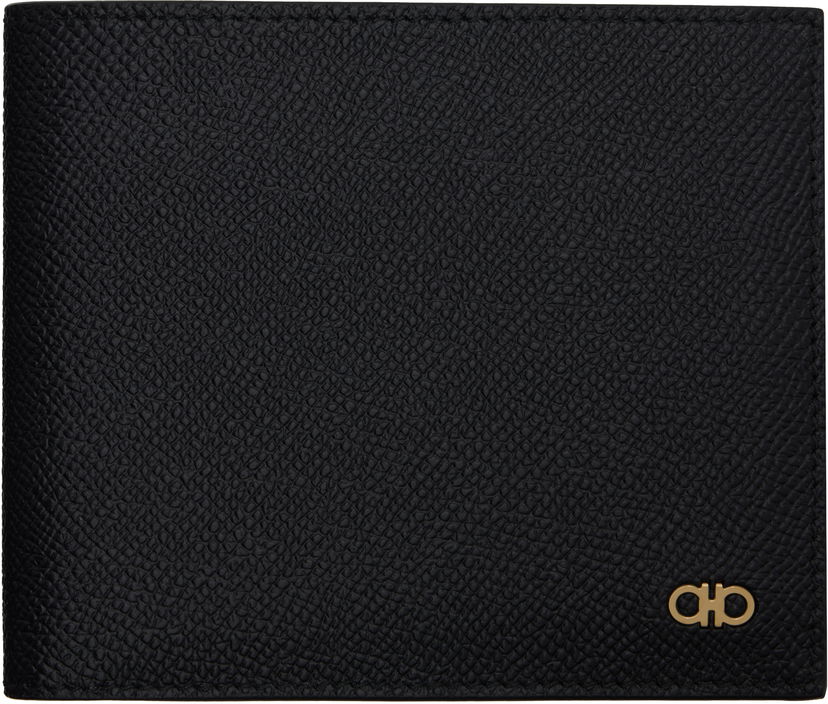 Denarnica FERRAGAMO Leather Wallet Black Črna | 775650