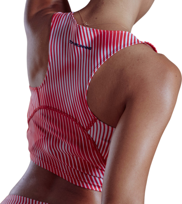 Krop-top adidas Originals Adizero TRC x Top4Running Crop Top Rdeča | iy5537-trc, 1