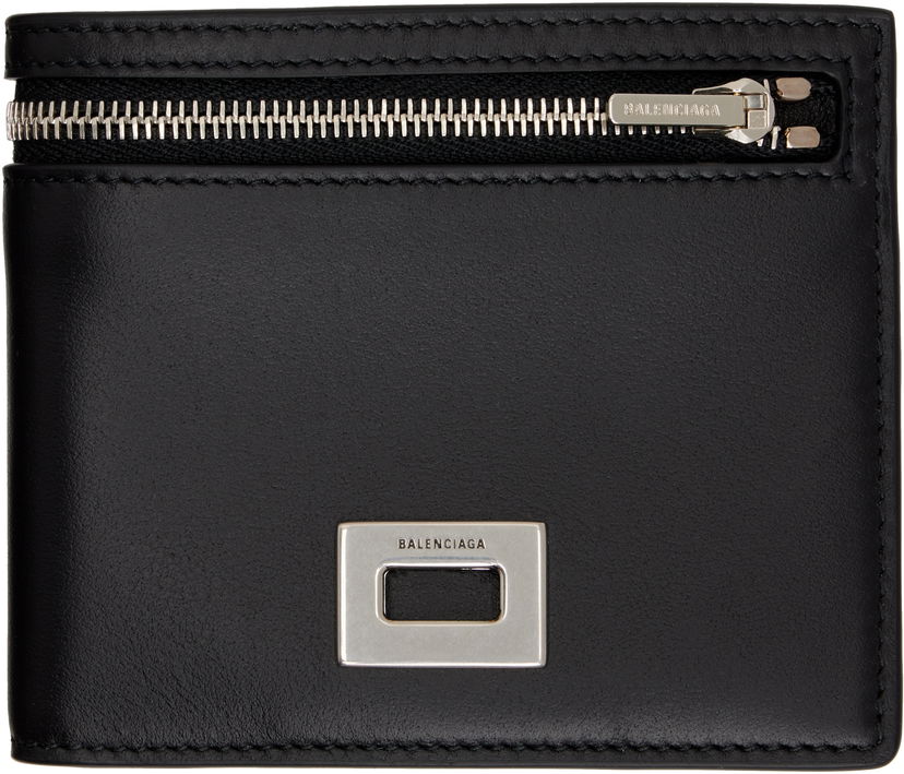 Denarnica Balenciaga Balenciaga Rodeo Square Folded Wallet Črna | 8225942ABLV