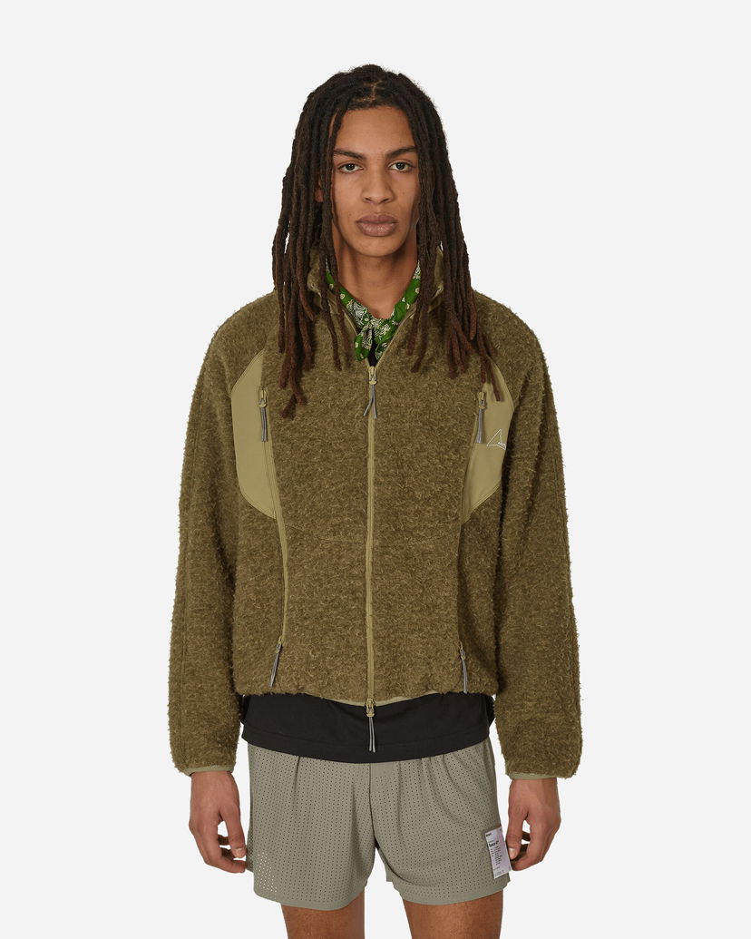 Jakna ROA Polar Fleece Jacket Aloe Zelena | RBMW061FA43 GRN0025