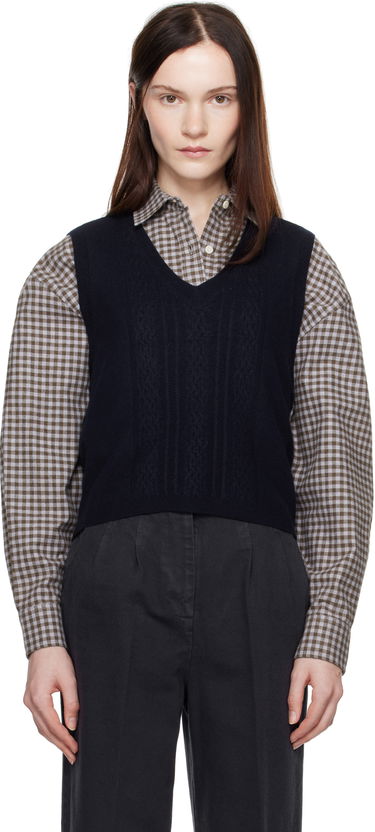 Telovnik A.P.C. Coco Knit Vest Mornarica | WVBDV-F22326, 0
