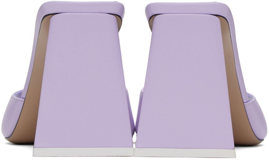 Nega čevljev The Attico Attico Mini Devon Mules Lila | 242WS772 L001, 1