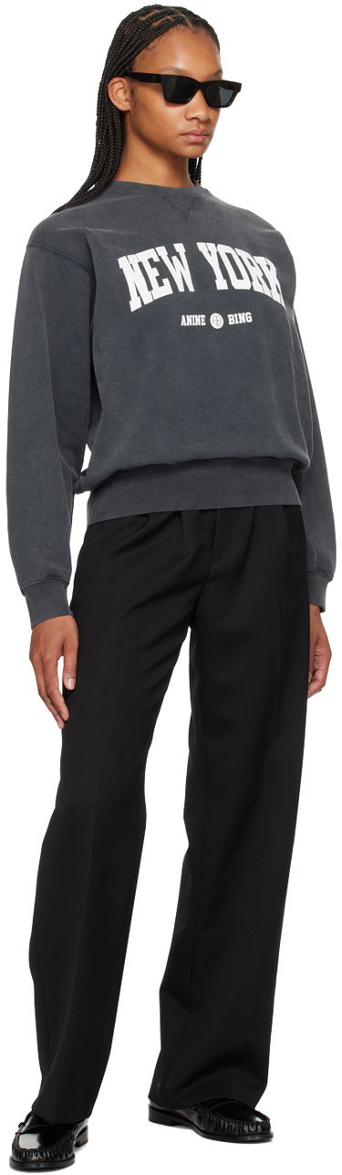 Pulover Anine Bing ANINE BING Ramona Sweatshirt Siva | A-08-5055-012D, 3