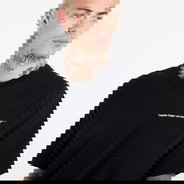 Majica RIPNDIP RIPNDIP Middle Finger Cat Pocket T-Shirt Črna | RNDSUM25139, 1