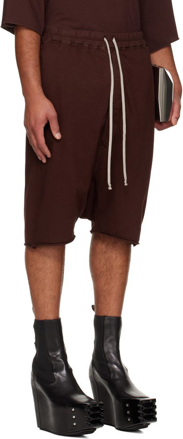 Kratke hlače Rick Owens Rick Owens DRKSHDW Concordians Drawstring Pods Shorts Rjava | DU02E7380 RIGP, 1