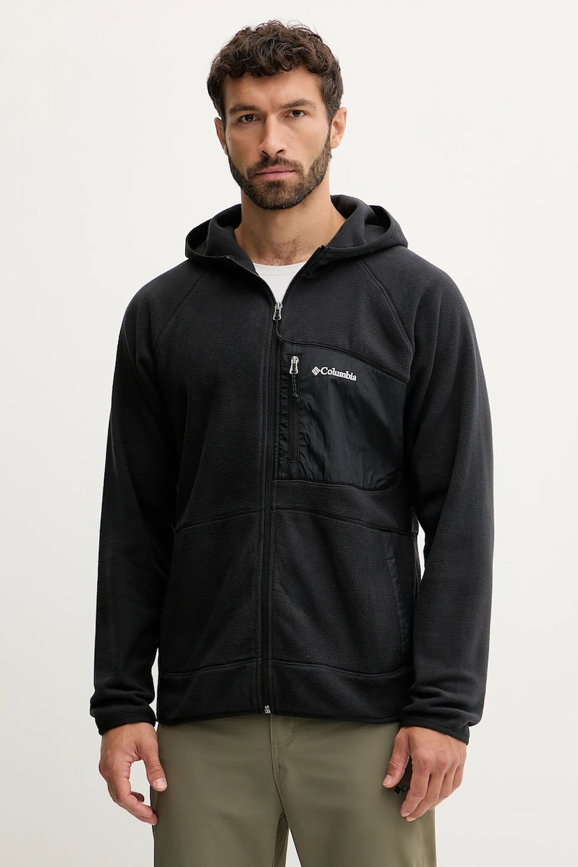 Pulover Columbia Full-Zip Fleece Hoodie Fast Trek Črna | 2135701