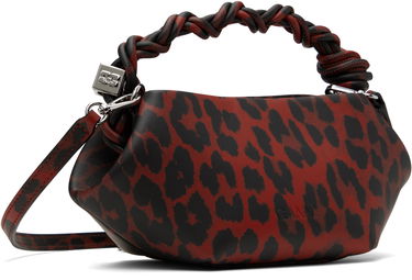 Torbica GANNI Ganni Leopard Print Mini Bou Bag Rdeča | A6628, 2