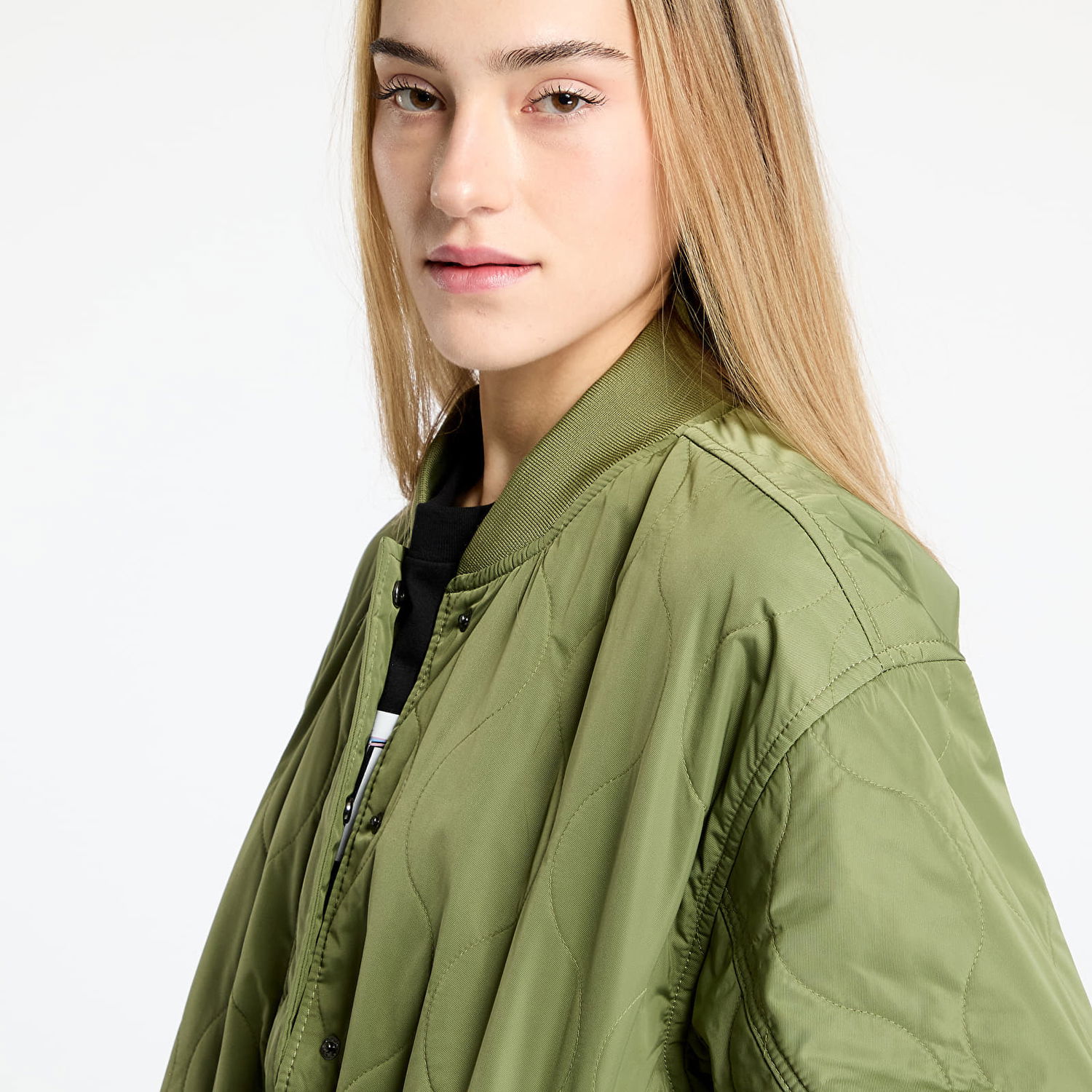 Bomber jakna Vans Vans Bennet Quilted Bomber Jacket Zelena | VN000MANZBF, 1