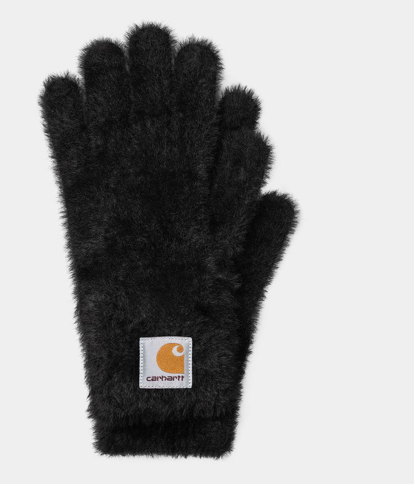 Rokavice Carhartt WIP Chedda Faux Fur Gloves L-XL Črna | I035512_18