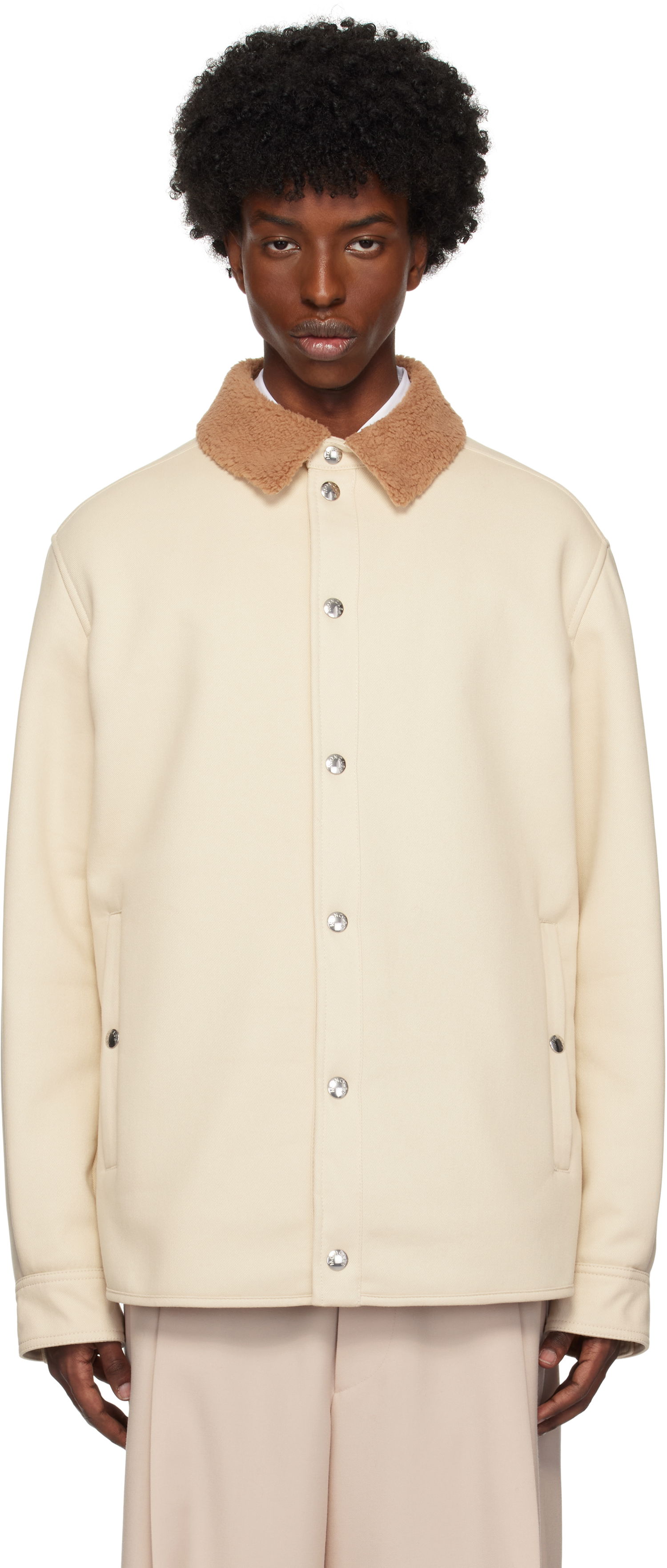 Vetrovka Moncler Camica Jacket Bež | J20912F000135980X, 0
