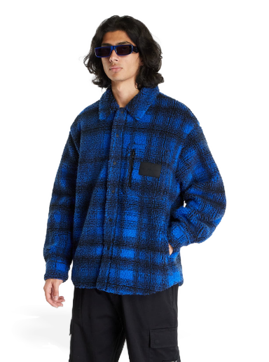 Srajce CALVIN KLEIN Jeans Heavy Fabrication Overshirt Kettle Blue/ Black Mornarica | J30J324312 C6X