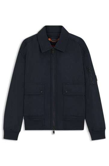 Bomber jakna BOSS Bomber Jacket with Detachable Liner Mornarica | 50543492, 0